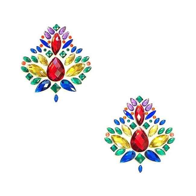 Neva Nude Crystal Pride Tribe Jewel Nipztix Pasties, image 1