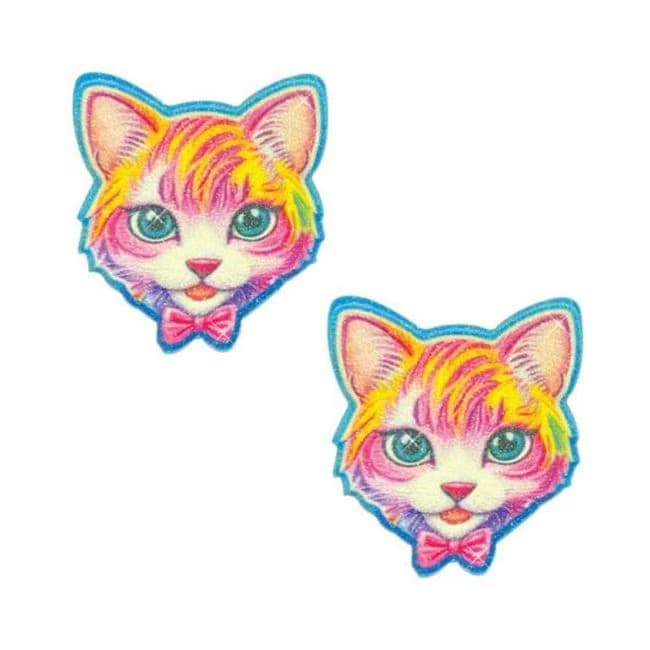 Neva Nude Glitter Purrfection Kitty Cat Nipple Pasties, image 1