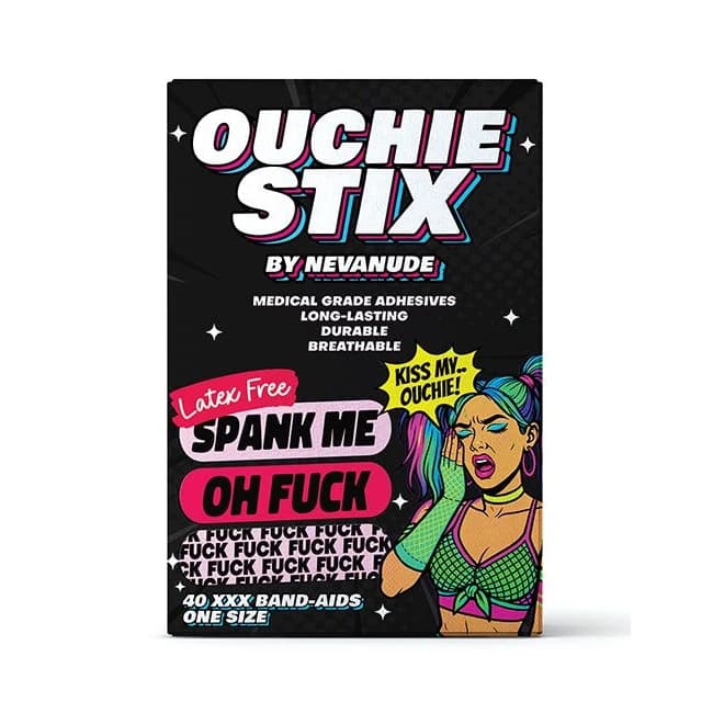 Neva Nude Naughty Xxx Ouchie Stix Bandages - Pack of 40, image 1