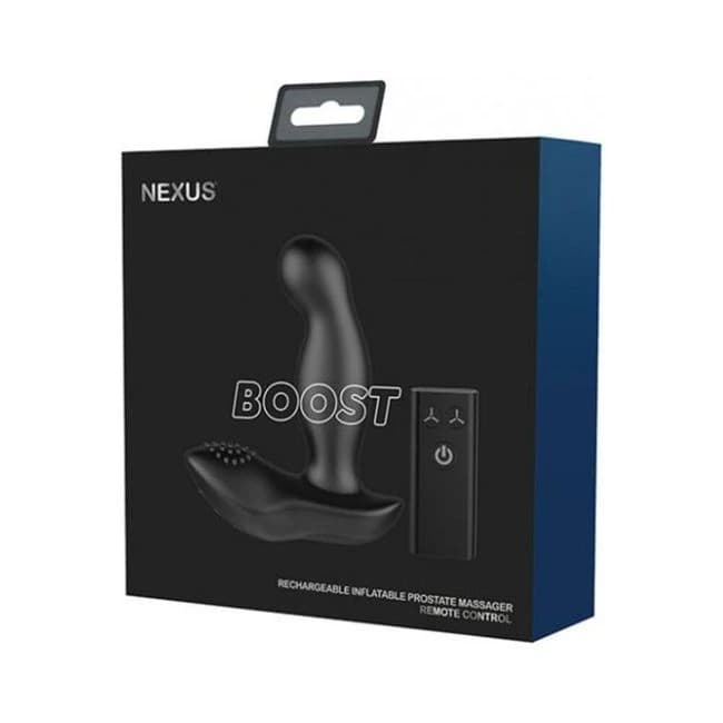 Nexus Boost Prostate Massager with Inflatable Tip, image 1