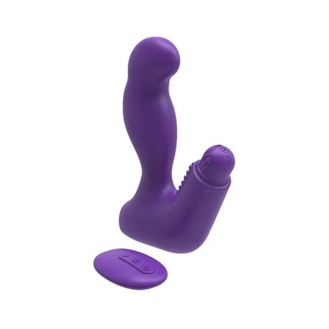 Nexus Max 20 Unisex Massager Remote Control with Removable Bullet Waterproof Purple, image 1