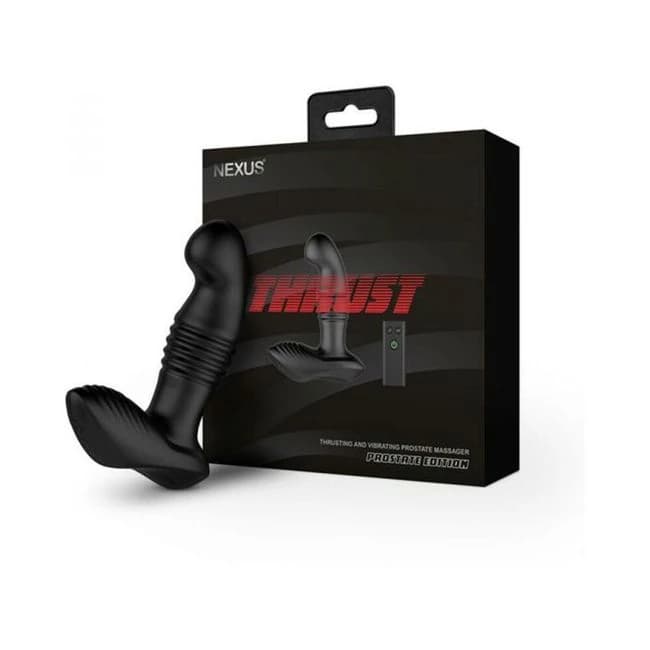 Nexus Thrust Prostate Edition Thrusting Vibrating Prostate and Perineum Massager Black, image 1