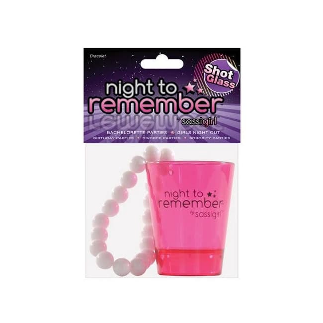 Night to Remember Shot Glass Bracelet by Sassi Girl, image 1