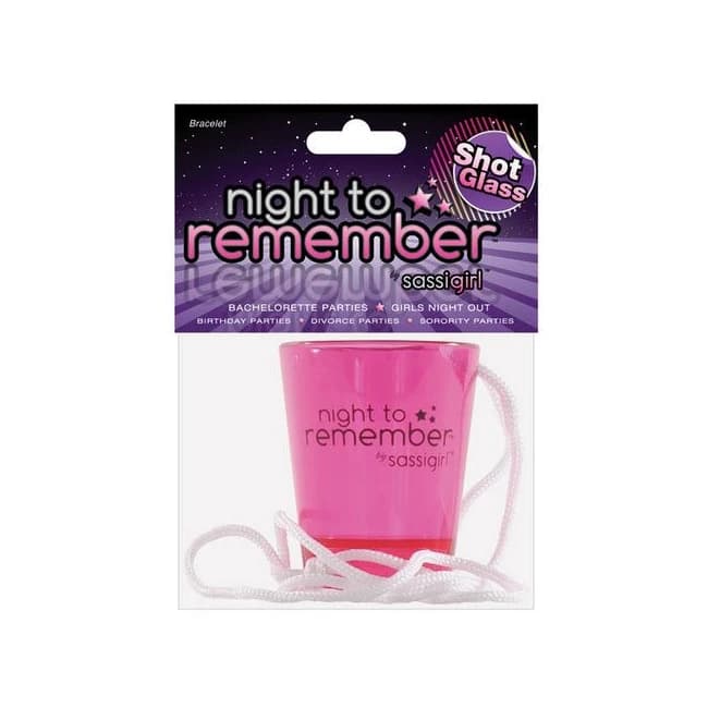 Night to Remember Shot Glass Necklace by Sassi Girl, image 1