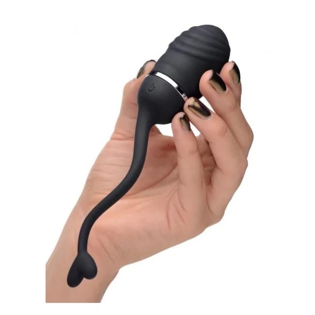 O-Bomb Rechargeable Remote Control Egg Vibrator Black, image 1