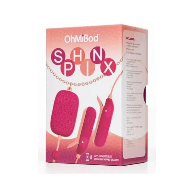 Ohmibod Sphinx Bluetooth App-Controlled Wearable Vibrating Nipple Clamps, image 1