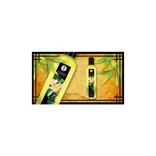 ORGANICA KISSABLE MASSAGE OIL EXOTIC GREEN TEA - Image 1 ORGANICA KISSABLE MASSAGE OIL EXOTIC GREEN TEA - Image 1