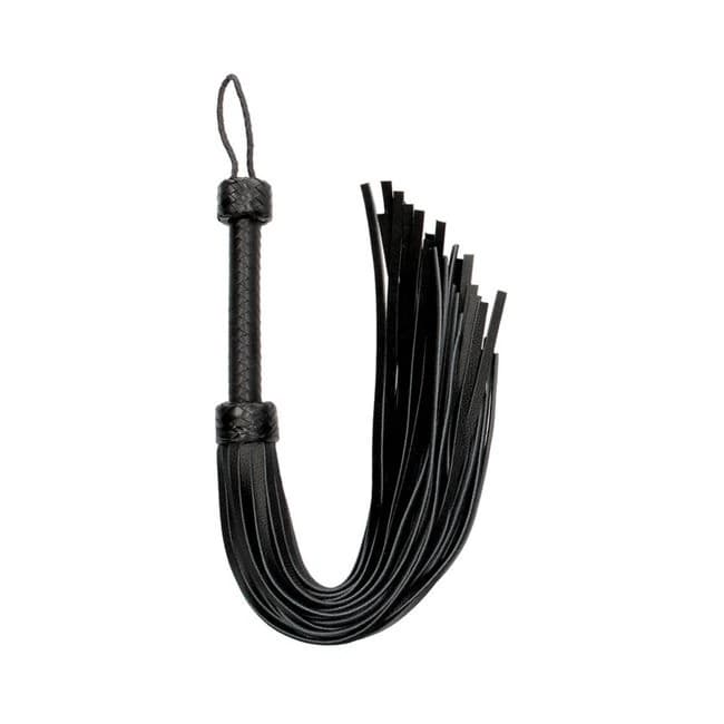 Ouch! Pain - Grain Leather Heavy-Duty Tail Flogger, image 1