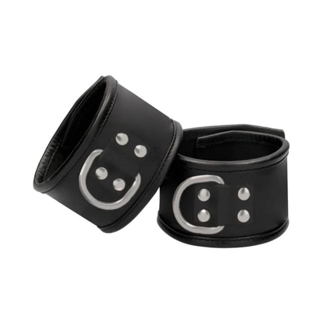 Ouch! Pain - Saddle Leather Asylum Hand-Cuff with Padlock, image 1
