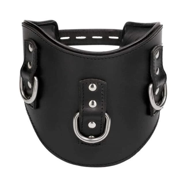 Ouch! Pain - Saddle Leather Heavy-Duty Padded Posture Collar, image 1