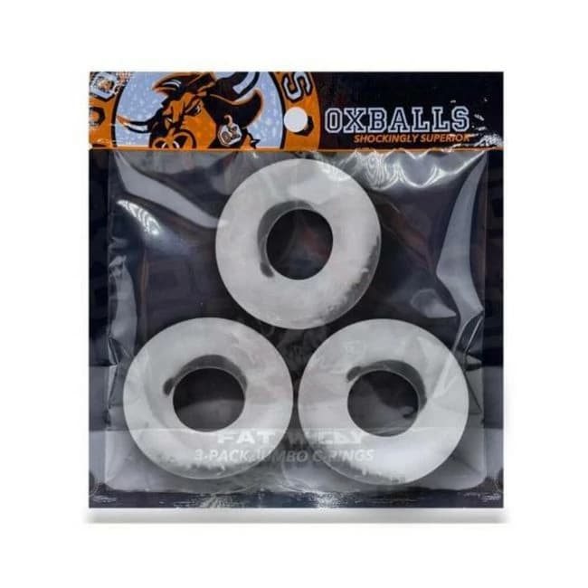 Oxballs Fat Willy 3-Pack Jumbo Cockrings Flextpr, image 1