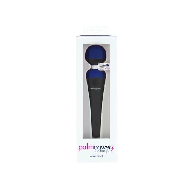PALM POWER MASSAGER BLUE RECHARGEABLE WATERPROOF - Image 1