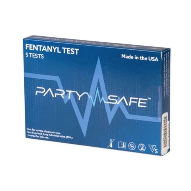 Party Safe Fentanyl Test Strips 5-test Kit - Image 1 Party Safe Fentanyl Test Strips 5-test Kit - Image 1