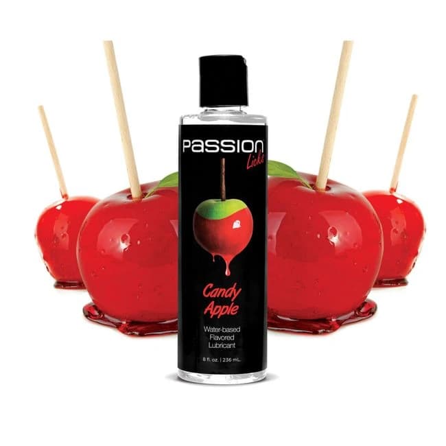Passion Licks Candy Apple Water Based Flavored Lubricant - 8 Fl Oz / 236 ml, image 1