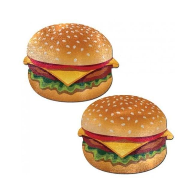 Pastease Burger: Delicious Cheeseburger Nipple Pasties, image 1
