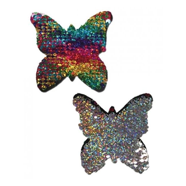 Pastease Color Changing Flip Sequins Butterfly Rainbow O/S, image 1