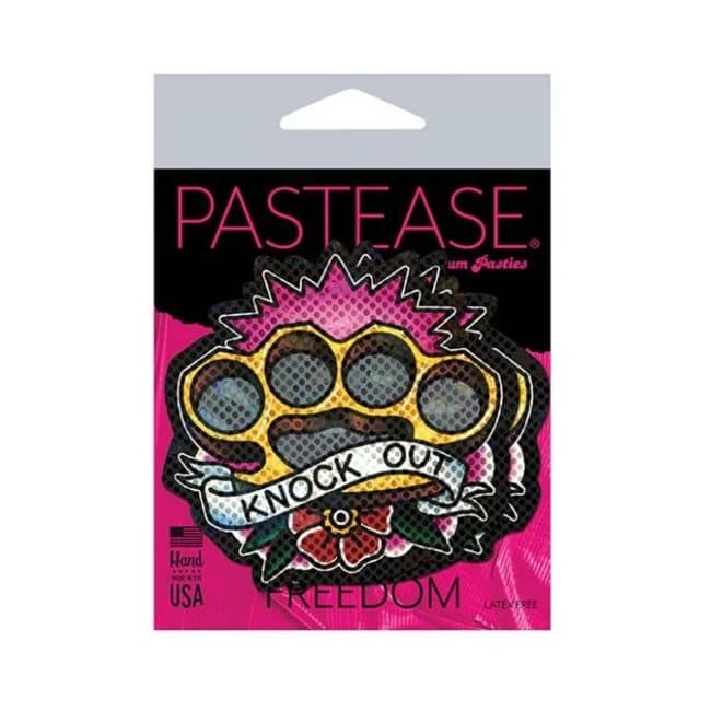 Pastease Diamond Thom Brass Knock Out Knuckles - Multi Color O/S, image 1