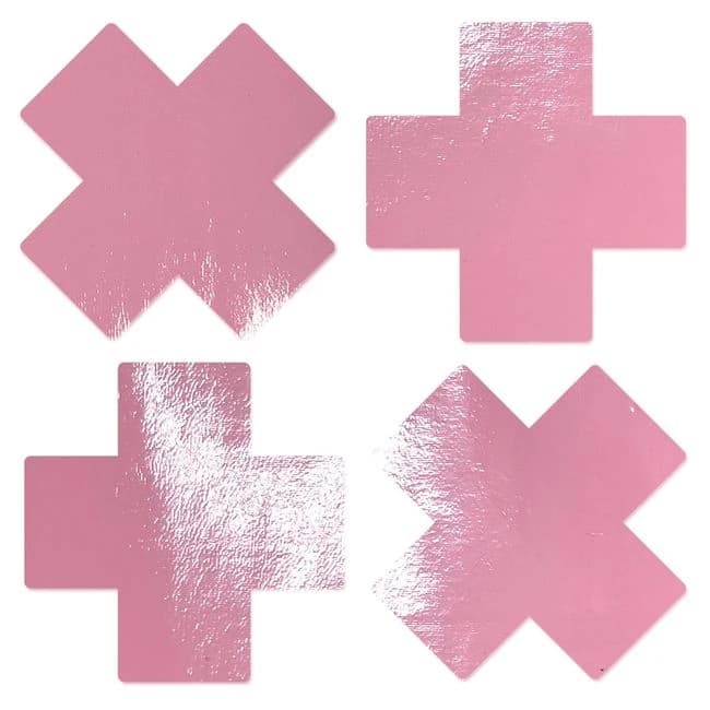 Pastease Plus X Faux Latex Baby Pink Crosses, image 1