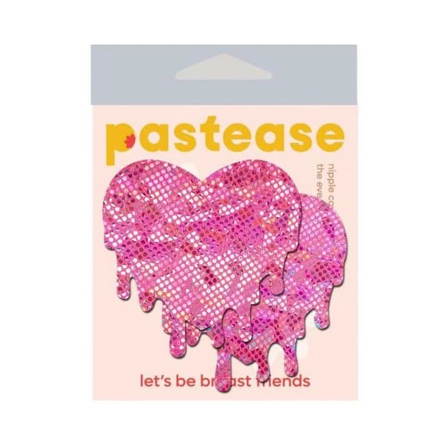 Pastease Pink Melty Heart Shattered Glass Disco Ball, image 1