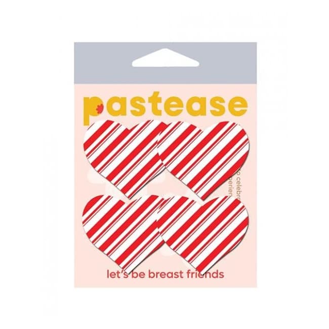 Pastease Premium Holiday Petites Candy Cane Heart - Red/white O/S, image 1