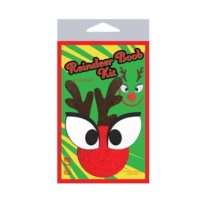 Pastease Premium Holiday Reindeer Boob Kit - Multi O/S, image 1