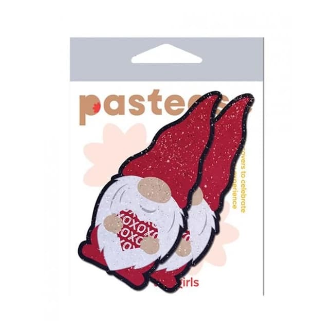 Pastease Valentine Sweetheart Garden Gnome - Red/white O/S, image 1