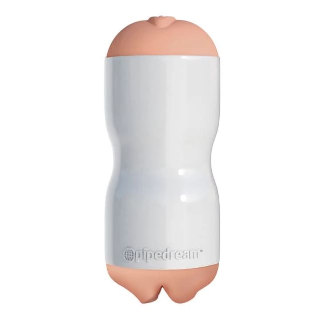 Pdx Extreme Tight Grip Pussy & Mouth Masturbator White/ Light - Image 1 Pdx Extreme Tight Grip Pussy & Mouth Masturbator White/ Light - Image 1