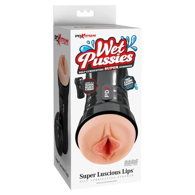 PDX EXTREME WET PUSSIES SUPER LUSCIOUS LIPS LIGHT - Image 1