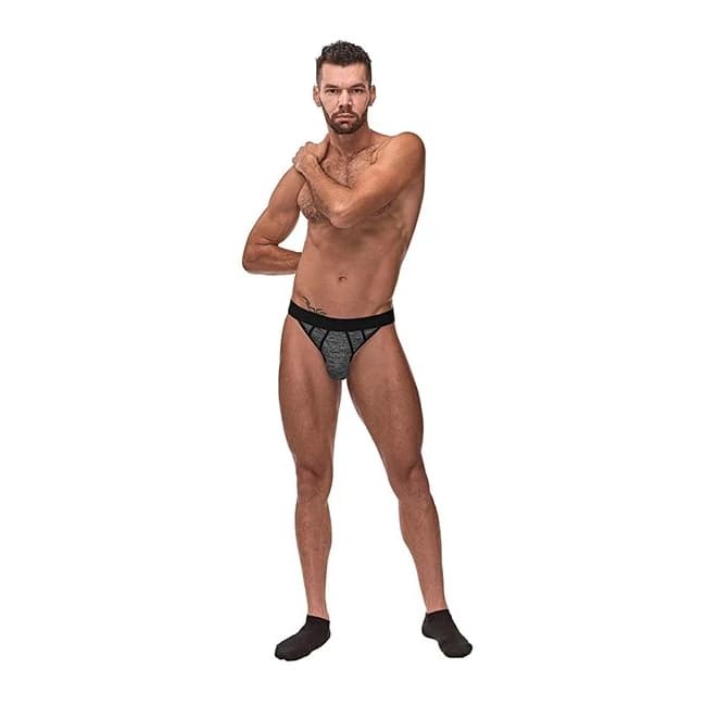PEAK PERFORMANCE SPORT JOCK GREY/BLACK L/LX - Image 1