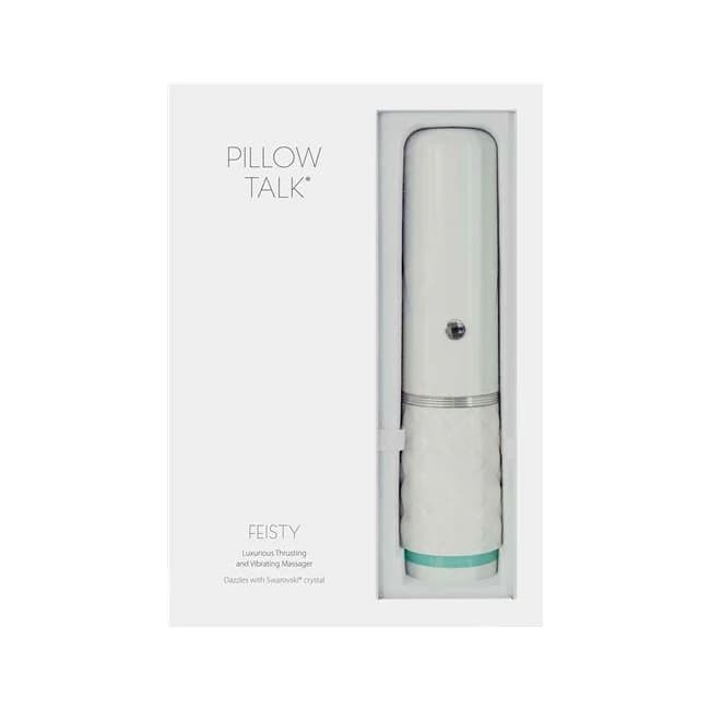 Pillow Talk Feisty Luxurious Thrusting & Vibrating Massager Teal - Image 1 Pillow Talk Feisty Luxurious Thrusting & Vibrating Massager Teal - Image 1
