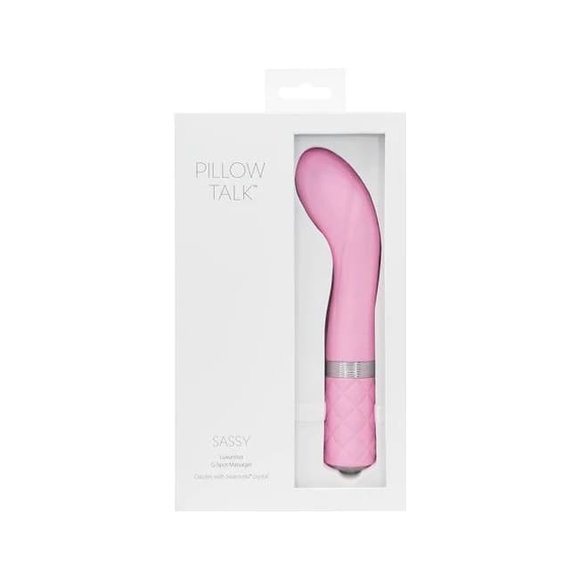 Pillow Talk Sassy G Spot Vibe w/ Swarovski Crystal, image 1