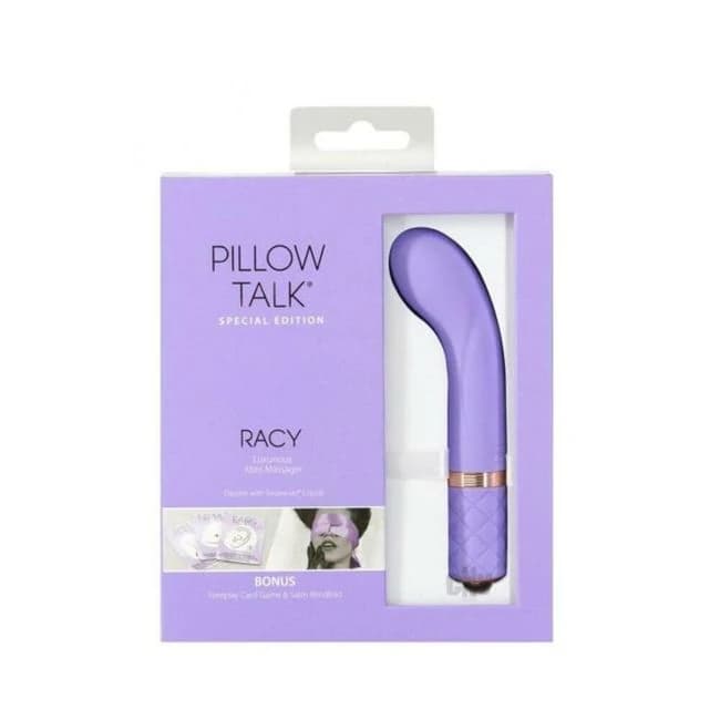 Pillow Talk Special Edition Racy Mini Massager with Swarovski Crystal Purple, image 1