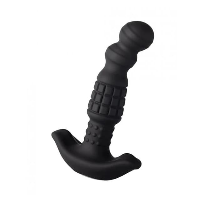 Pineapple Man Vibrating Prostate Massager - Black, image 1