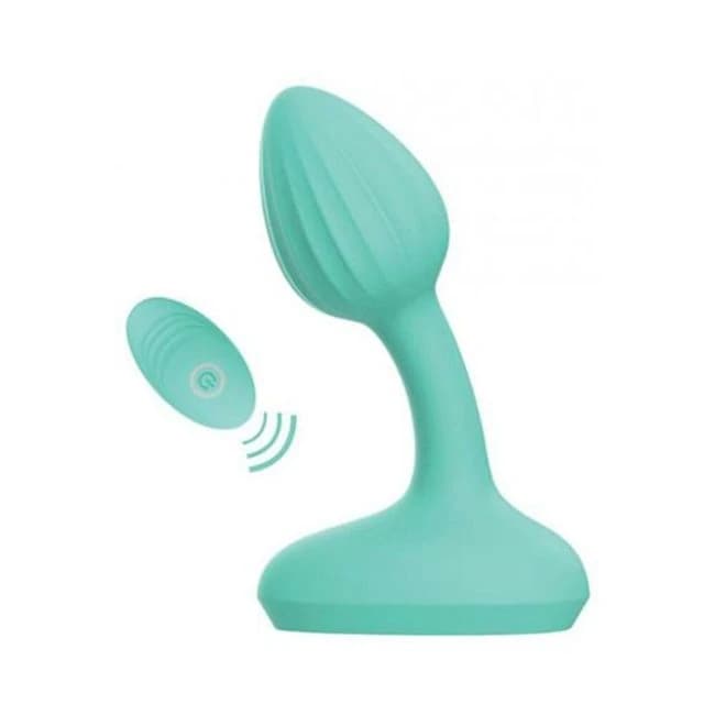 Pink Elephant Dreamer Rechargeable Vibe w/ Remote - Aqua, image 1