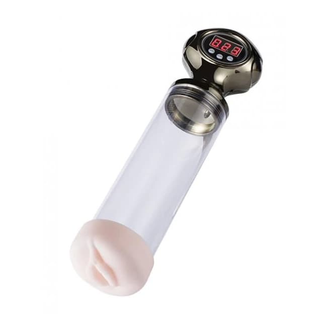 Pipe Male Masturbation Cup Penis Enlargement Pump - Clear, image 1