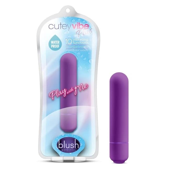 Play with Me Cutey Vibe Plus 10 Function Bullet Purple, image 1