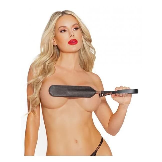 Pleasure Collection Matte Finish Paddle - Black/rose Gold, image 1