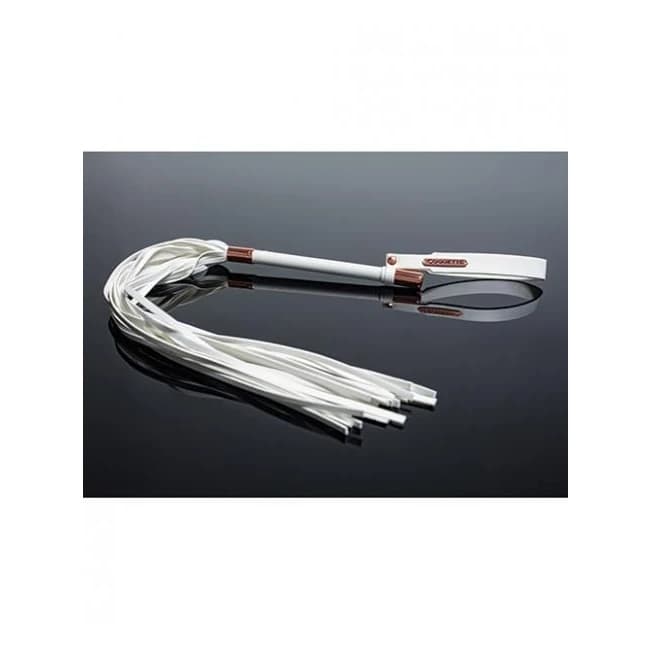 Pleasure Collection Matte Finish Whip - White/rose Gold, image 1