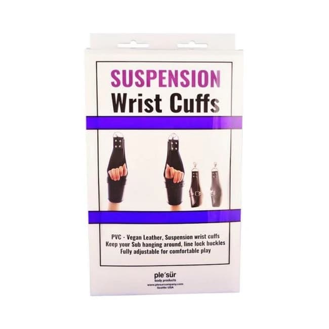 Ple'sur Pvc Locking Cuff Suspension Restraints Black, image 1