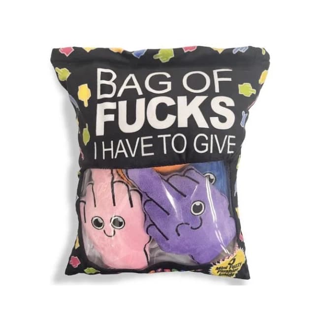 Plushy Pillow Bag of Fucks to Give - Image 1