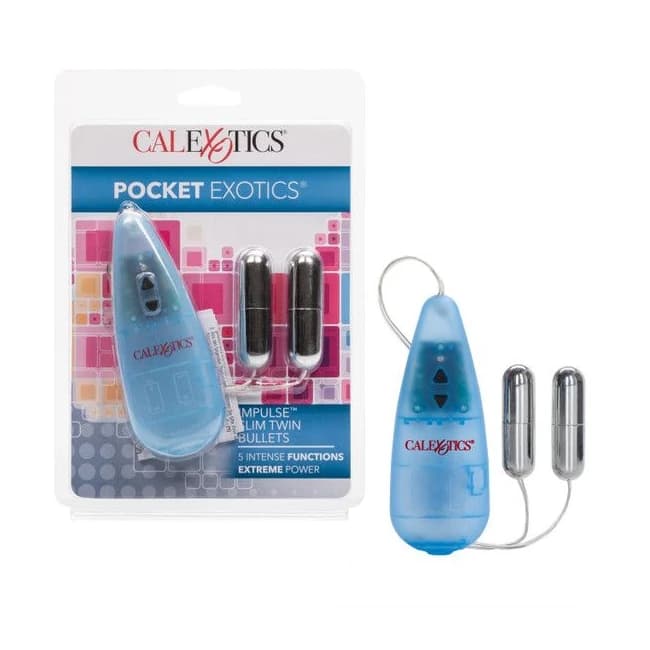 Pocket Exotic Impulse Pocket Pack Slim Twin Bullets - Image 1 Pocket Exotic Impulse Pocket Pack Slim Twin Bullets - Image 1