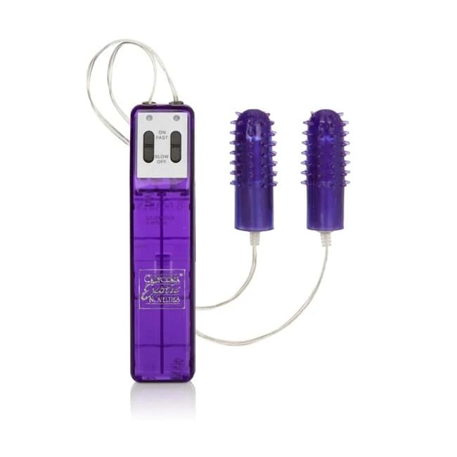 Pocket Exotic Turbo 8 Double Bullet W/ Sleeve-lavender - Image 1 Pocket Exotic Turbo 8 Double Bullet W/ Sleeve-lavender - Image 1