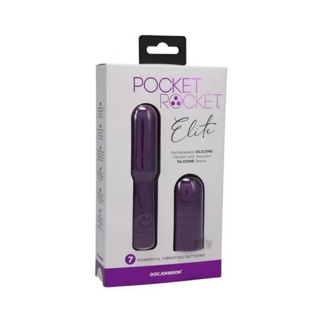 Pocket Rocket Elite Rechargeable Bullet with Removable Sleeve, image 1