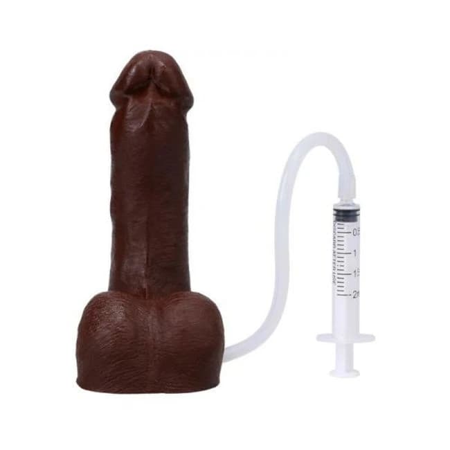 Pop N' Play by Tantus Squirting Packer Espresso Bag, image 1