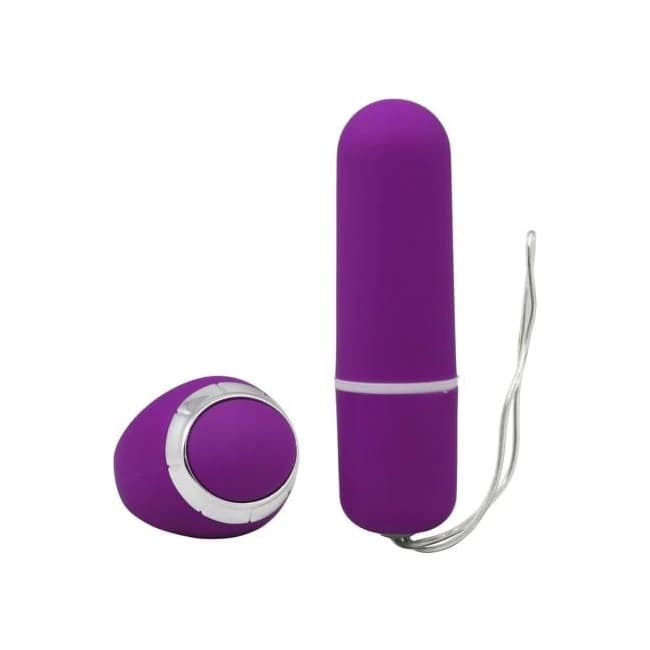 Power Ring Remote Mini Slim Bullet Waterproof 2.5 Inch Purple, image 1
