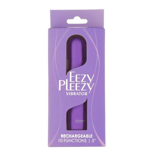 POWERBULLET EEZY PLEEZY 5 IN VIBE RECHARGEABLE PURPLE (Out Beg Dec) - Image 1