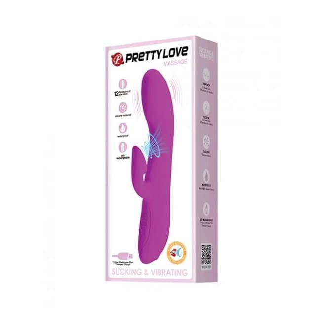 Pretty Love Flirt Sucking Rabbit - 12 Functions, image 1