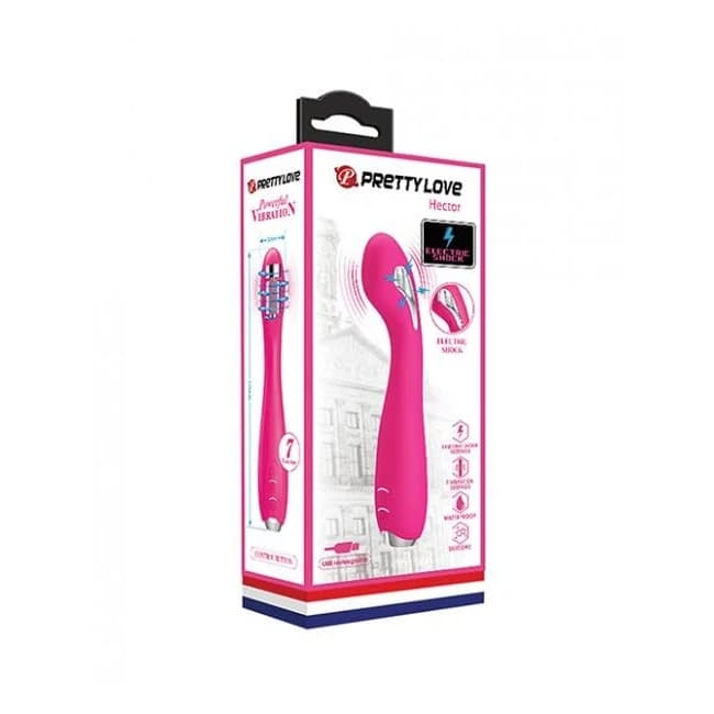 Pretty Love Hector Electro Shock Vibrator - Pink, image 1