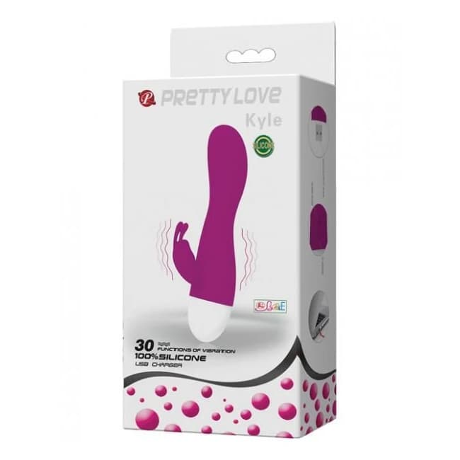 Pretty Love Kyle USB Rechargeable Vibrator Fuchsia, image 1
