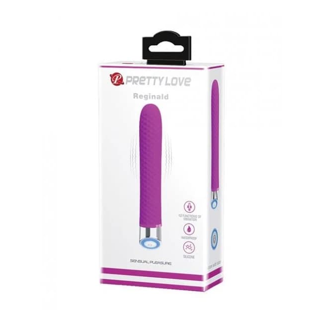 Pretty Love Reginald Light-up Vibrator 12 Function - Fuchsia, image 1